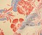 Beige-Orange-Multi Rayon Floral Printed Challis Woven Fabric By the Yard